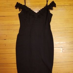 Black Cold Shoulder Dress